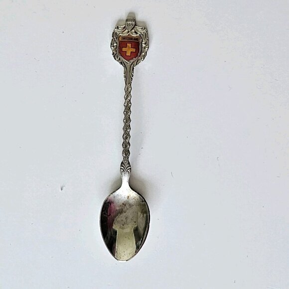 Vintage 1960s Souvenir Collectible Spoons Lot Of Six Westminster Abbey Countries - Picture 11 of 16